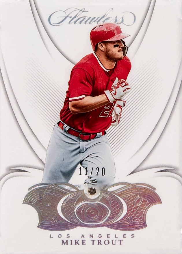 2019 Panini Flawless Mike Trout #1 Baseball Card