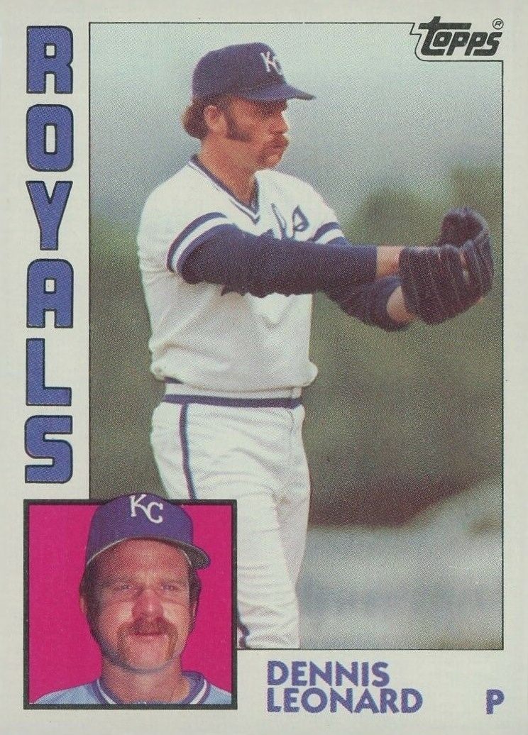 1984 Topps Dennis Leonard #375 Baseball Card