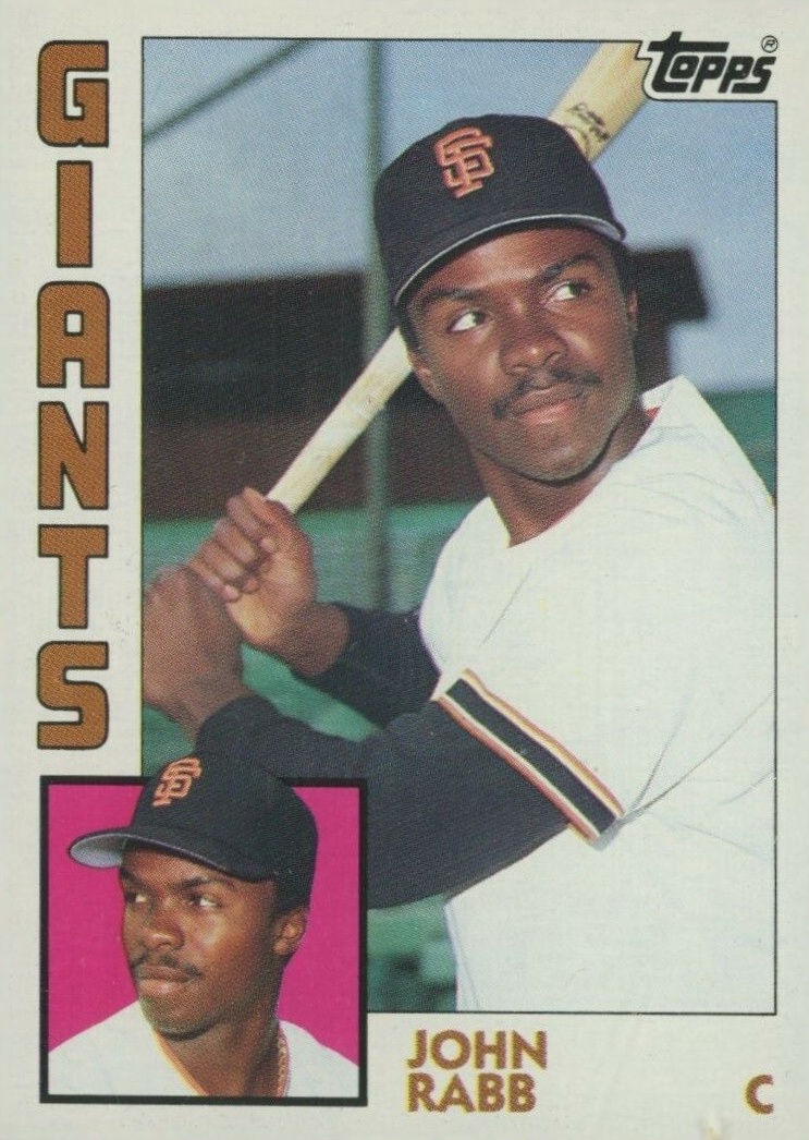 1984 Topps John Rabb #228 Baseball Card