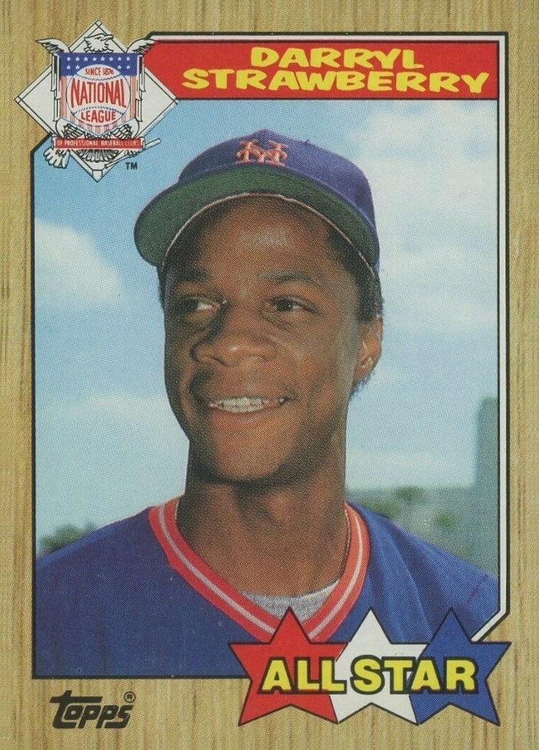 1987 Topps Darryl Strawberry #601 Baseball Card