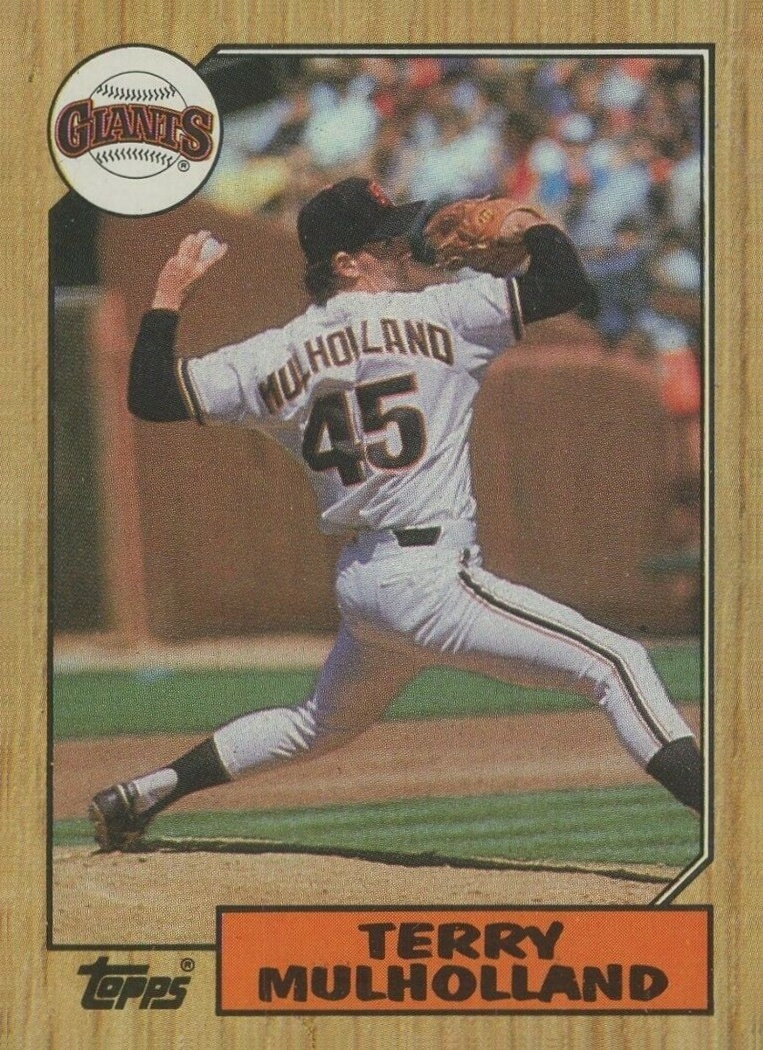 1987 Topps Terry Mulholland #536 Baseball Card