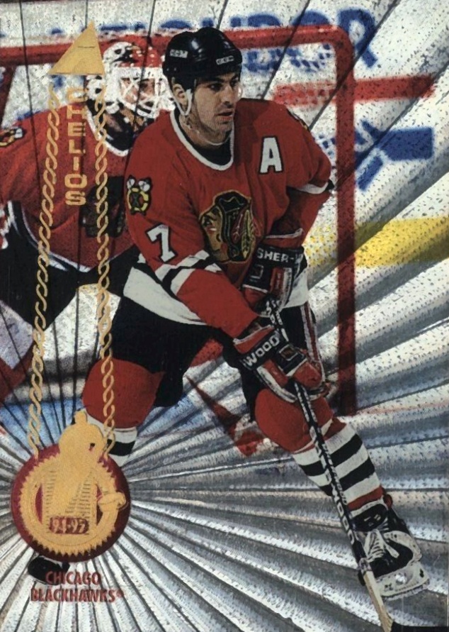 1994 Pinnacle Chris Chelios #94 Hockey Card