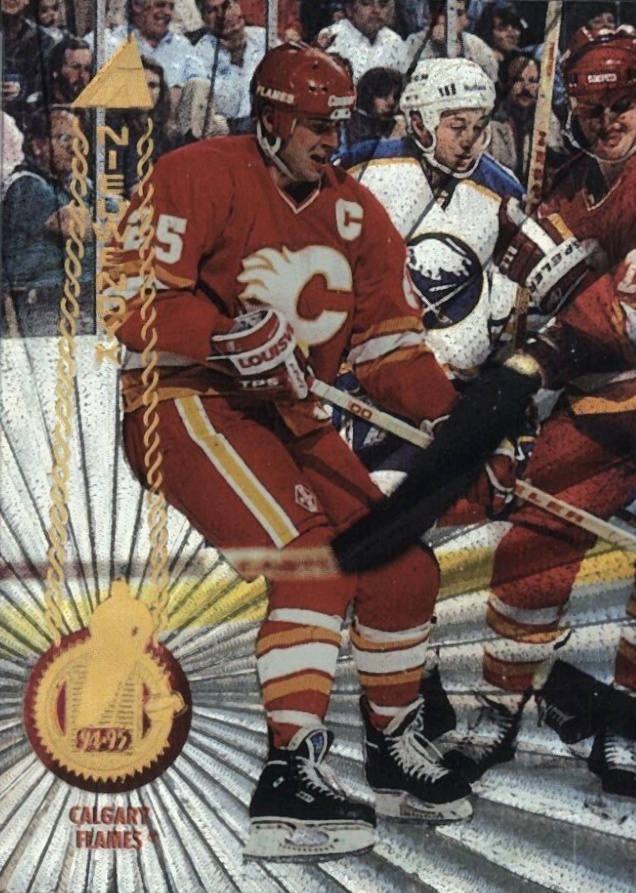 1994 Pinnacle Joe Nieuwendyk #90 Hockey Card