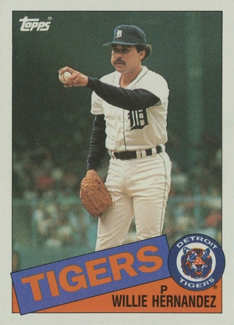 1985 Topps Willie Hernandez #333 Baseball Card