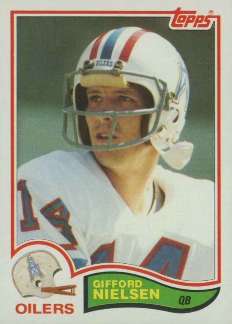 1982 Topps Gifford Nielsen #100 Football Card