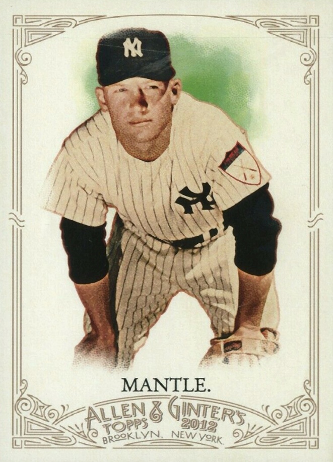 2012 Topps Allen & Ginter Mickey Mantle #7 Baseball Card