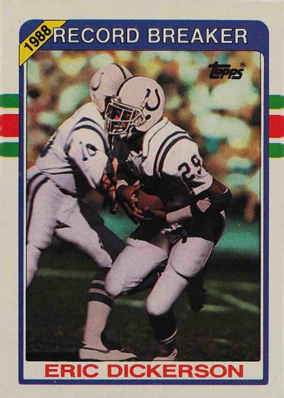 1989 Topps Eric Dickerson #3 Football Card