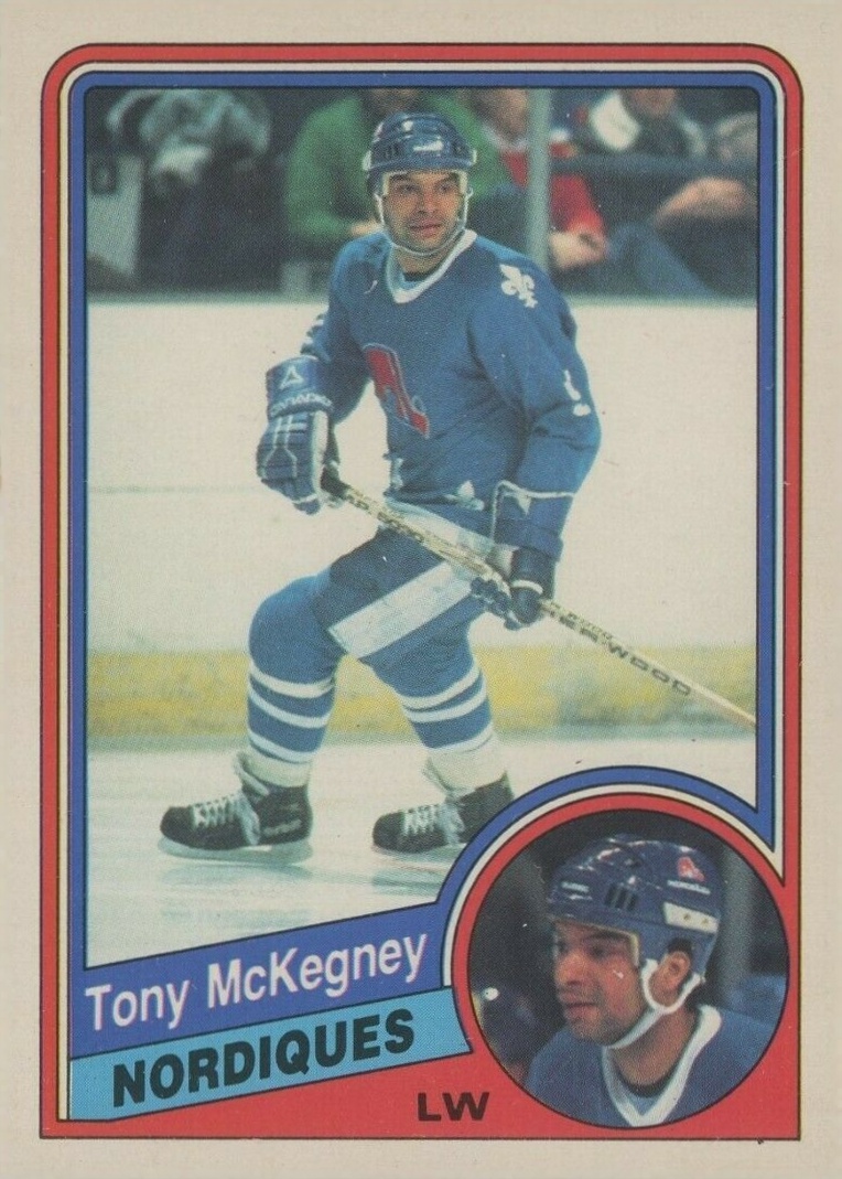 1984 O-Pee-Chee Tony Mckegney #283 Hockey Card