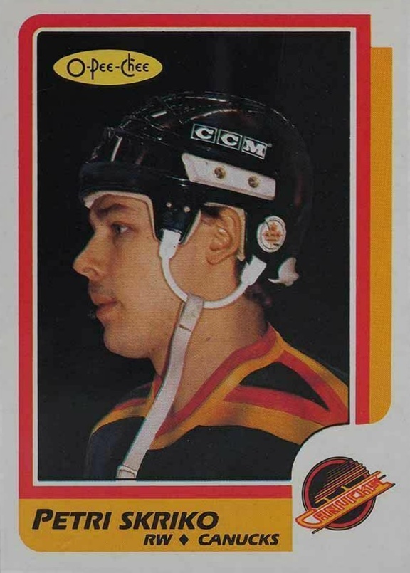 1986 O-Pee-Chee Petri Skriko #252 Hockey Card