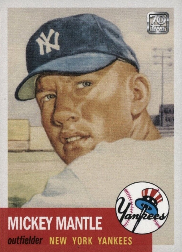 2021 Topps X Mickey Mantle Collection Mickey Mantle #5 Baseball Card