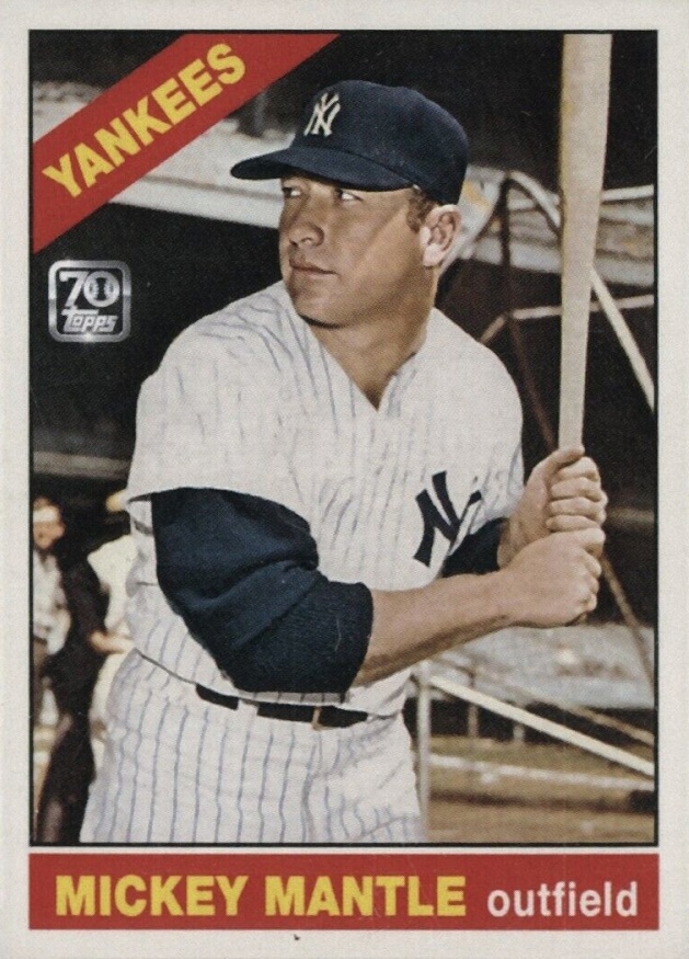 2021 Topps X Mickey Mantle Collection Mickey Mantle #36 Baseball Card