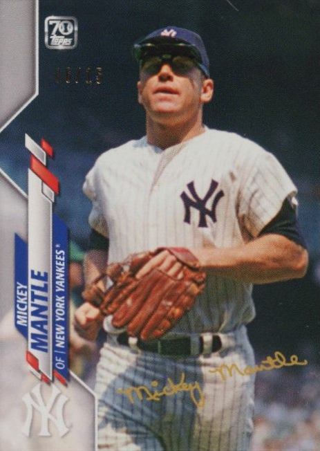 2021 Topps X Mickey Mantle Collection Mickey Mantle #49 Baseball Card