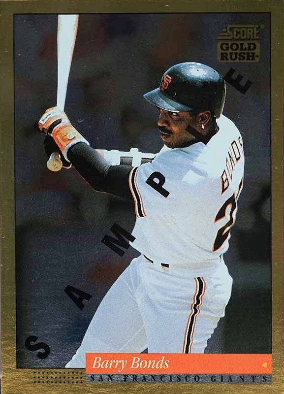 1994 Score Barry Bonds #1 Baseball Card