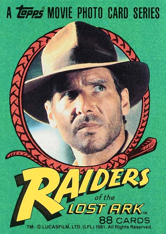 1981 Topps Raiders Of The Lost Ark Title Card #1 Non-Sports Card