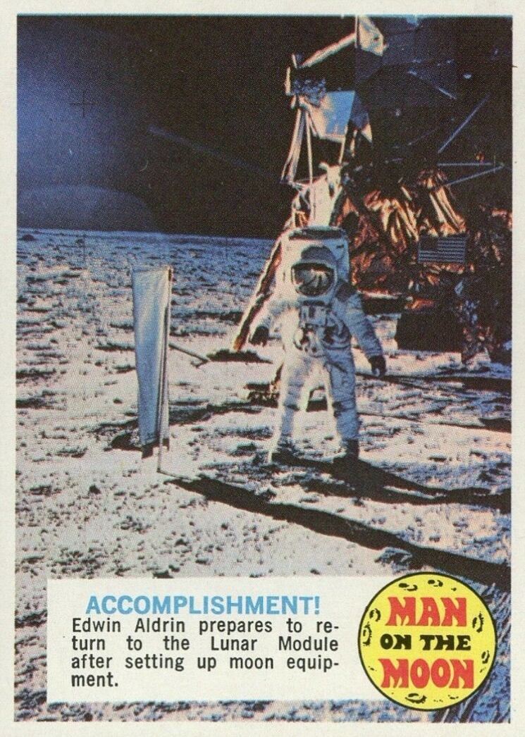 1970 Man on the Moon RE-Issue Accomplishment! #91 Non-Sports Card