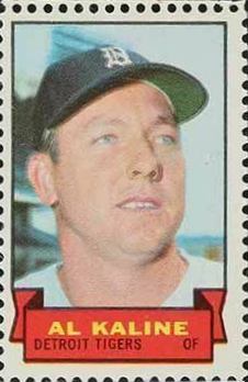 1969 Topps Stamps Al Kaline # Baseball Card