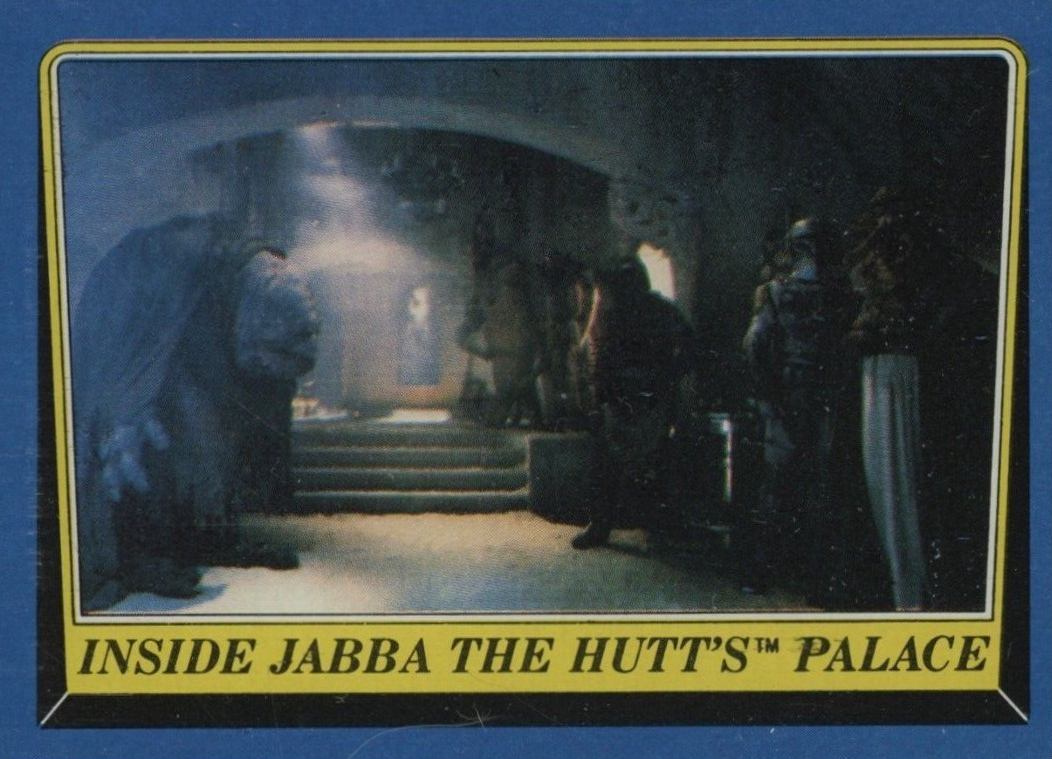 1983 Star Wars Return of the Jedi Inside Jabba the Hutt's Palace #165 Non-Sports Card