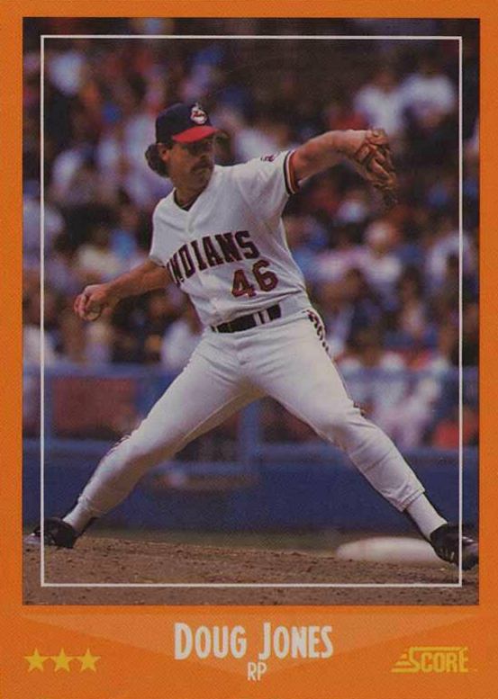 1988 Score Glossy Doug Jones #594 Baseball Card