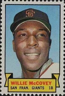 1969 Topps Stamps Willie McCovey # Baseball Card