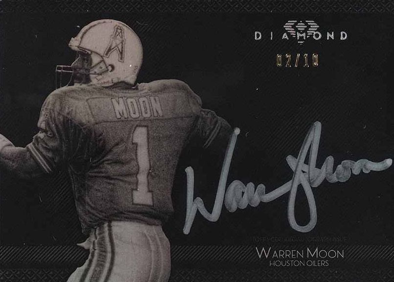 2015 Topps Diamond Autograph Warren Moon #WM-1 Football Card