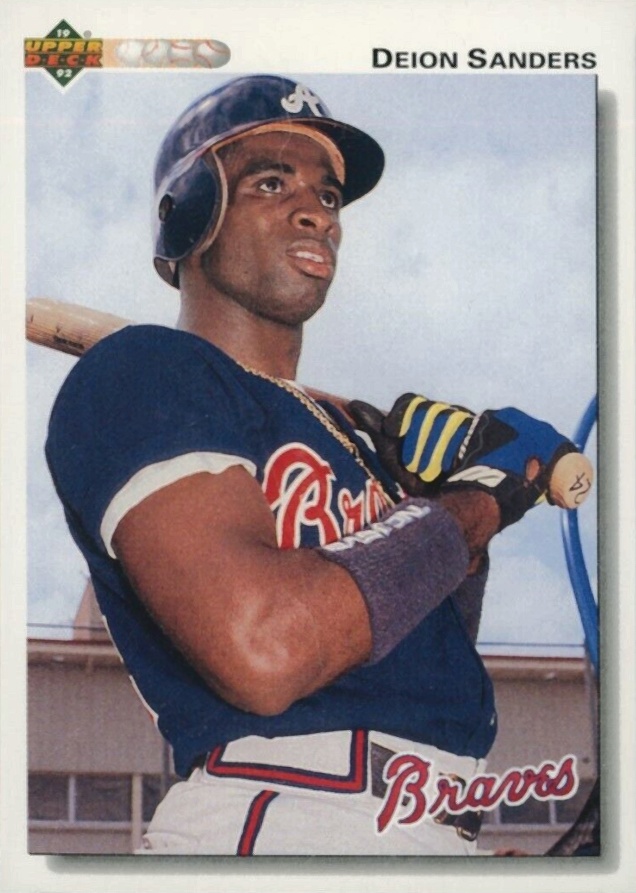 1992 Upper Deck Deion Sanders #247 Baseball Card