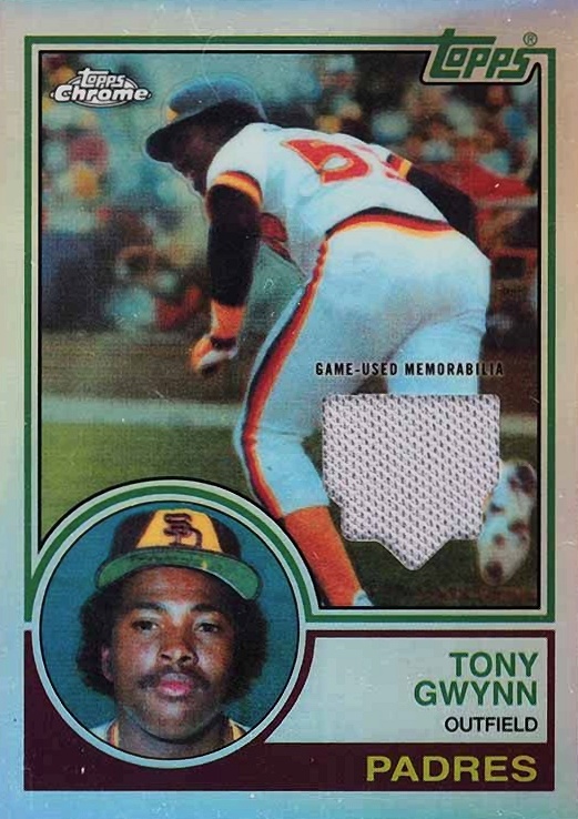 2020 Topps Chrome Retro Rookie Relics Tony Gwynn #RRCRTG Baseball Card