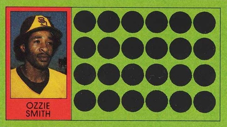 1981 Topps Scratch-Offs Ozzie Smith #68 Baseball Card