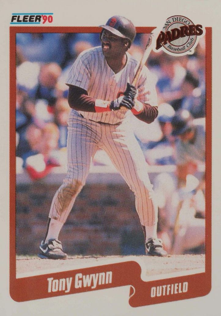 1990 Fleer Tony Gwynn #157 Baseball Card