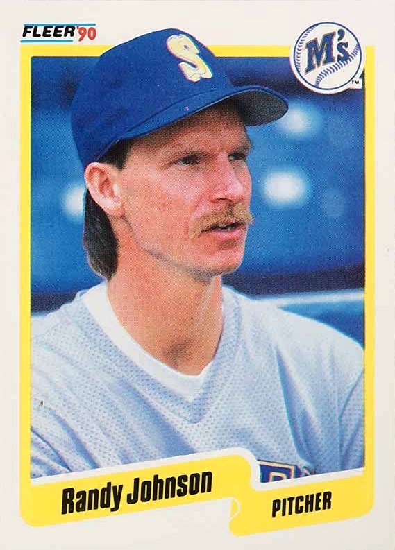 1990 Fleer Randy Johnson #518 Baseball Card