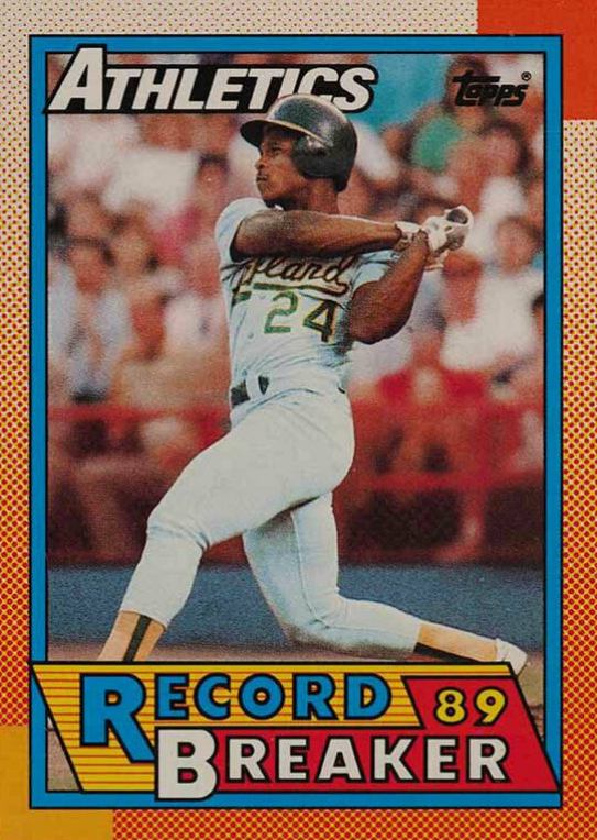 1990 O-Pee-Chee Rickey Henderson #7 Baseball Card