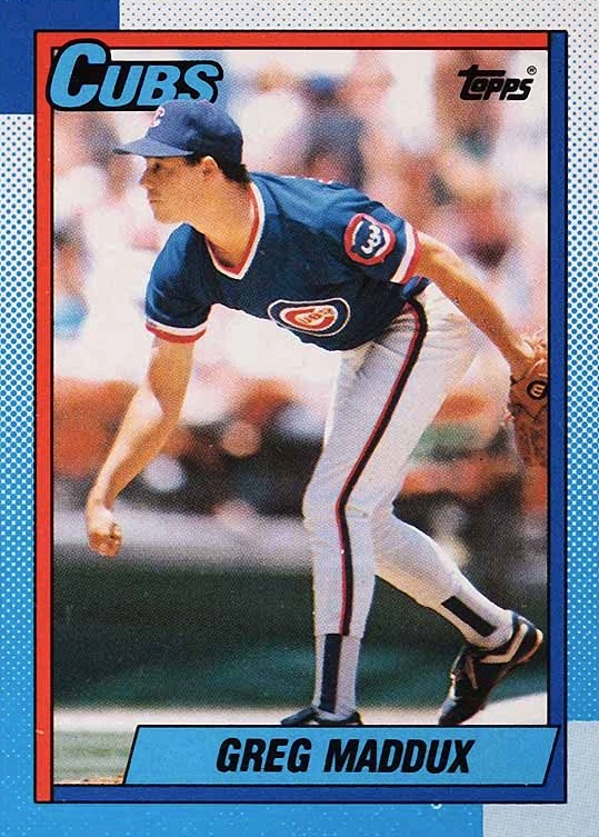 1990 O-Pee-Chee Greg Maddux #715 Baseball Card