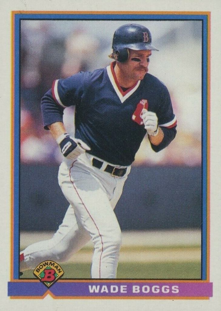 1991 Bowman Wade Boggs #129 Baseball Card