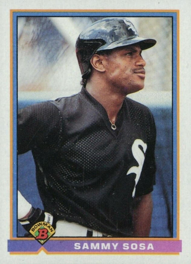 1991 Bowman Sammy Sosa #350 Baseball Card