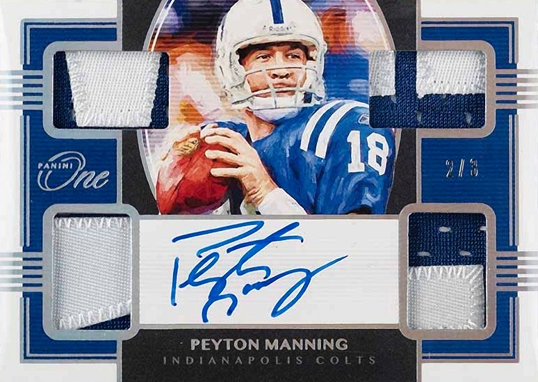 2019 Panini One Peyton Manning #93 Football Card
