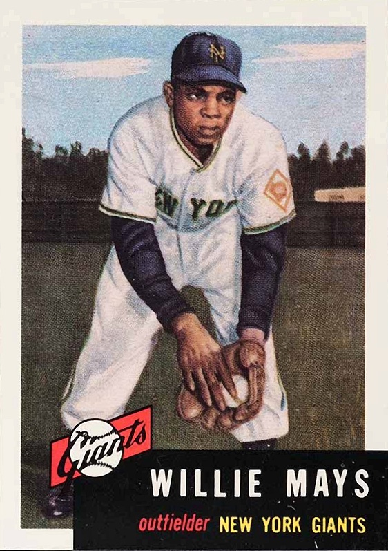 1991 Topps Archives 1953 Reprints Willie Mays #244 Baseball Card