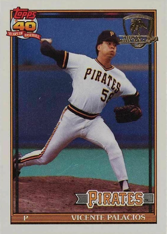 1991 Topps Desert Shield Vicente Palacios #438 Baseball Card