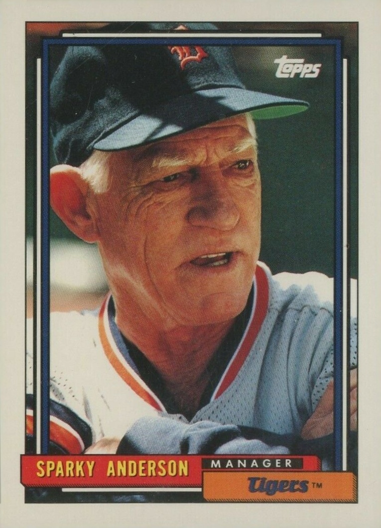 1992 Topps Sparky Anderson #381 Baseball Card