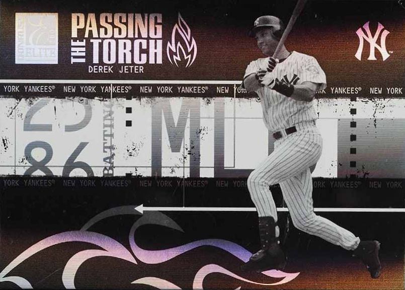 2005 Donruss Elite Passing the Torch Derek Jeter #PT-12 Baseball Card
