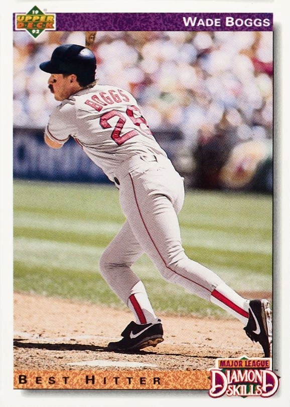 1992 Upper Deck Wade Boggs #646 Baseball Card