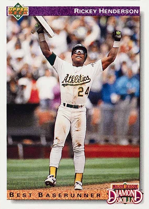 1992 Upper Deck Rickey Henderson #648 Baseball Card