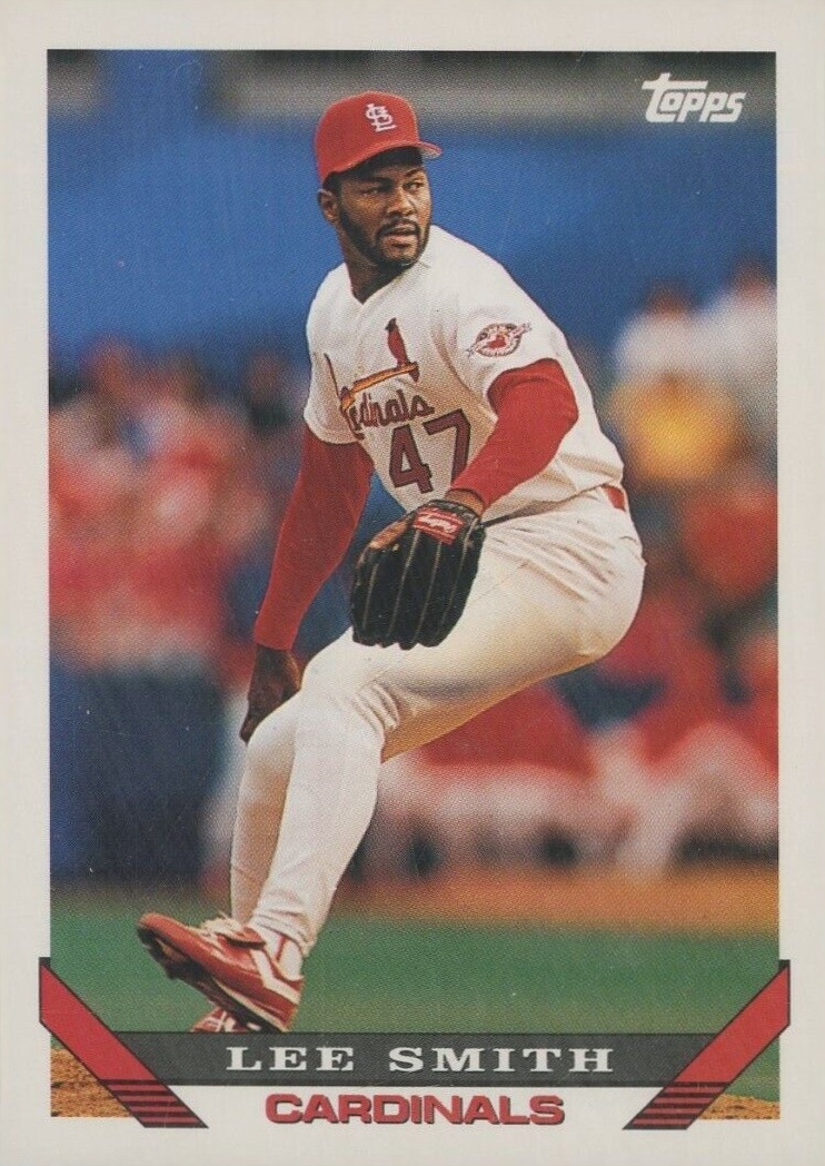 1993 Topps Lee Smith #12 Baseball Card