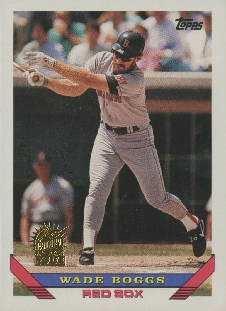 1993 Topps Wade Boggs #390 Baseball Card