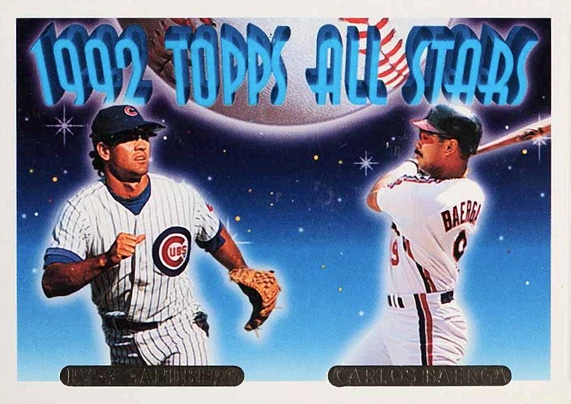 1993 Topps Gold R.Sandberg/C.Baerga #402 Baseball Card