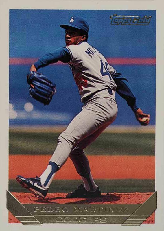 1993 Topps Gold Pedro Martinez #557 Baseball Card
