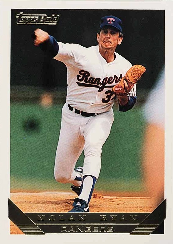 1993 Topps Gold Nolan Ryan #700 Baseball Card