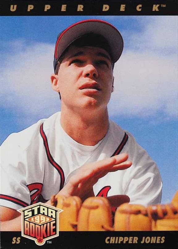 1993 Upper Deck Chipper Jones #24 Baseball Card