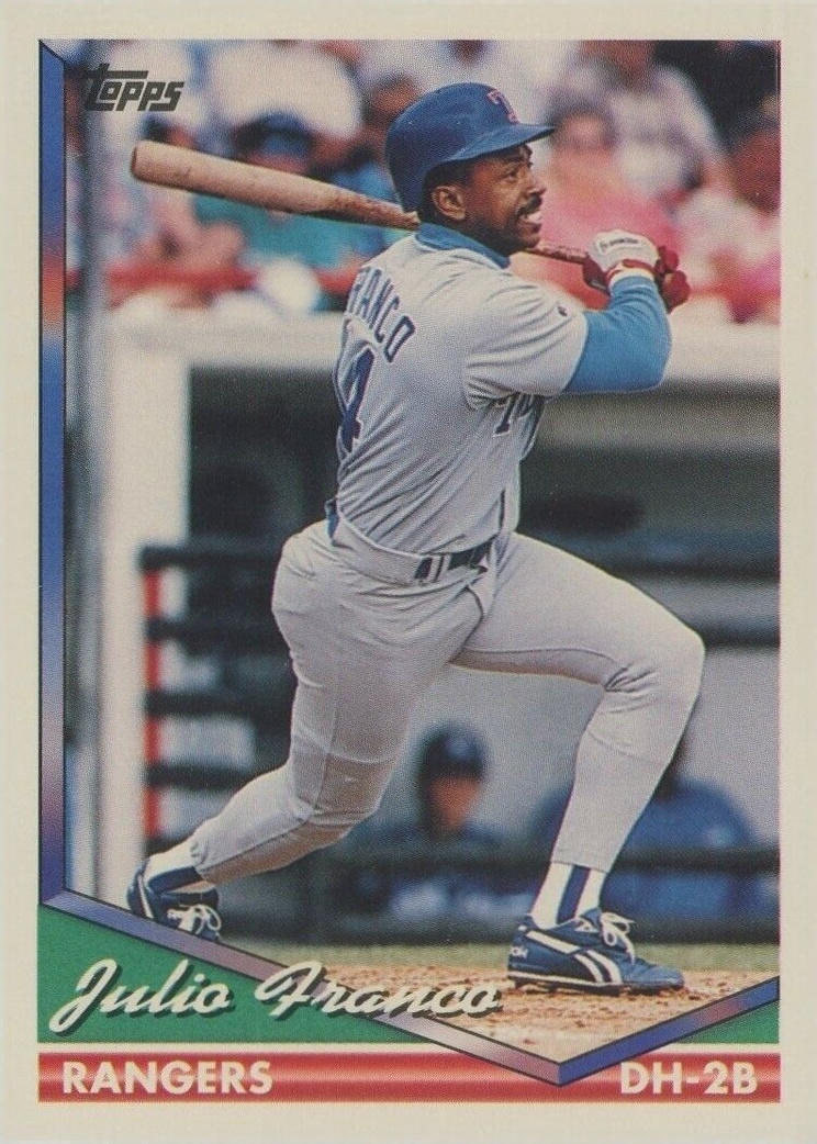 1994 Topps Julio Franco #260 Baseball Card