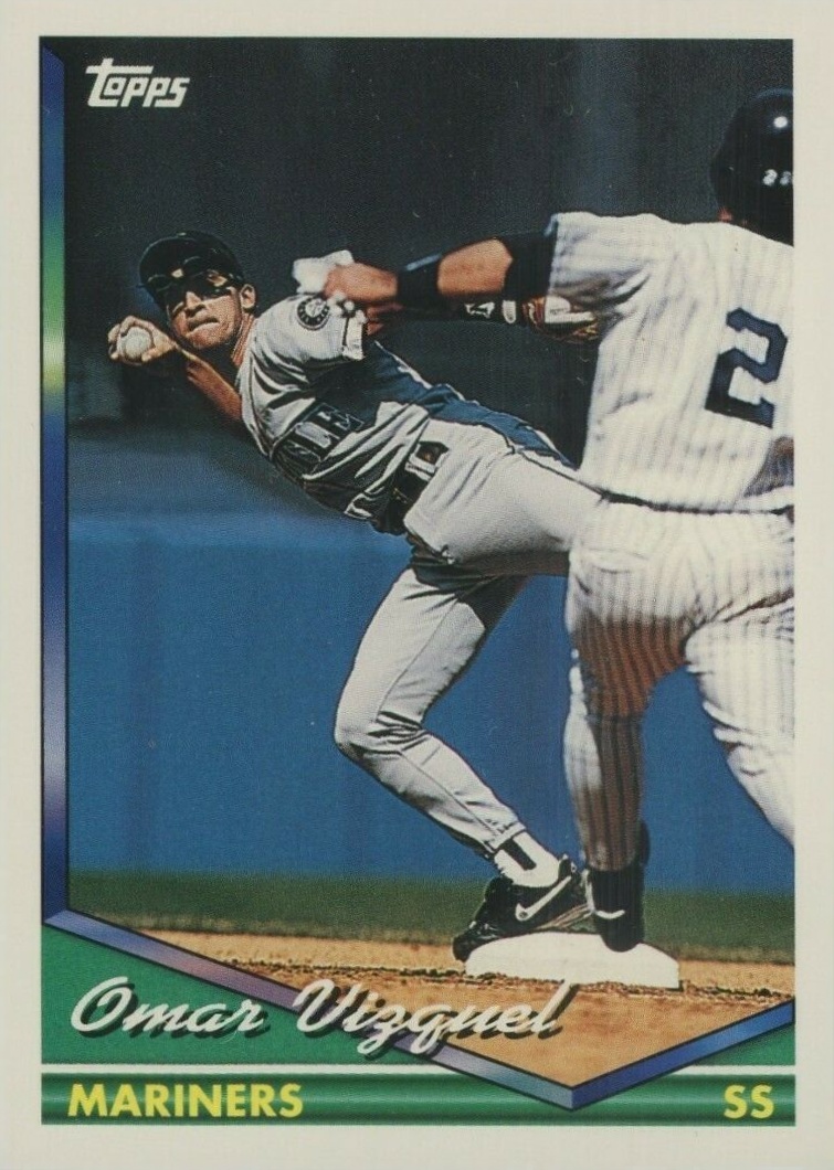1994 Topps Omar Vizquel #593 Baseball Card