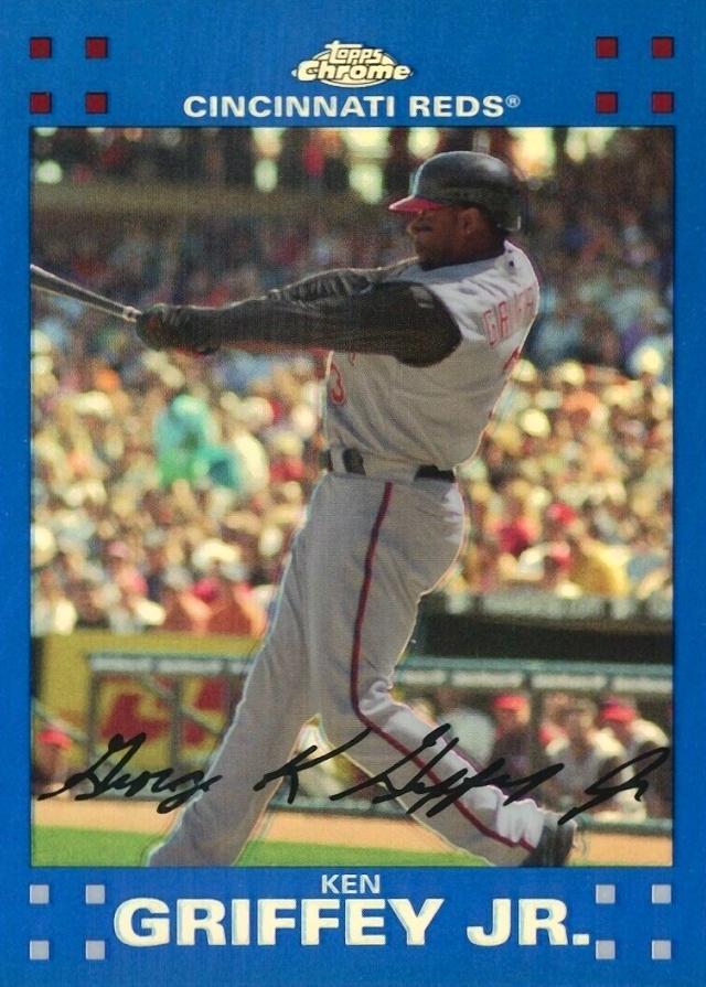 2007 Topps Chrome Ken Griffey Jr. #186 Baseball Card