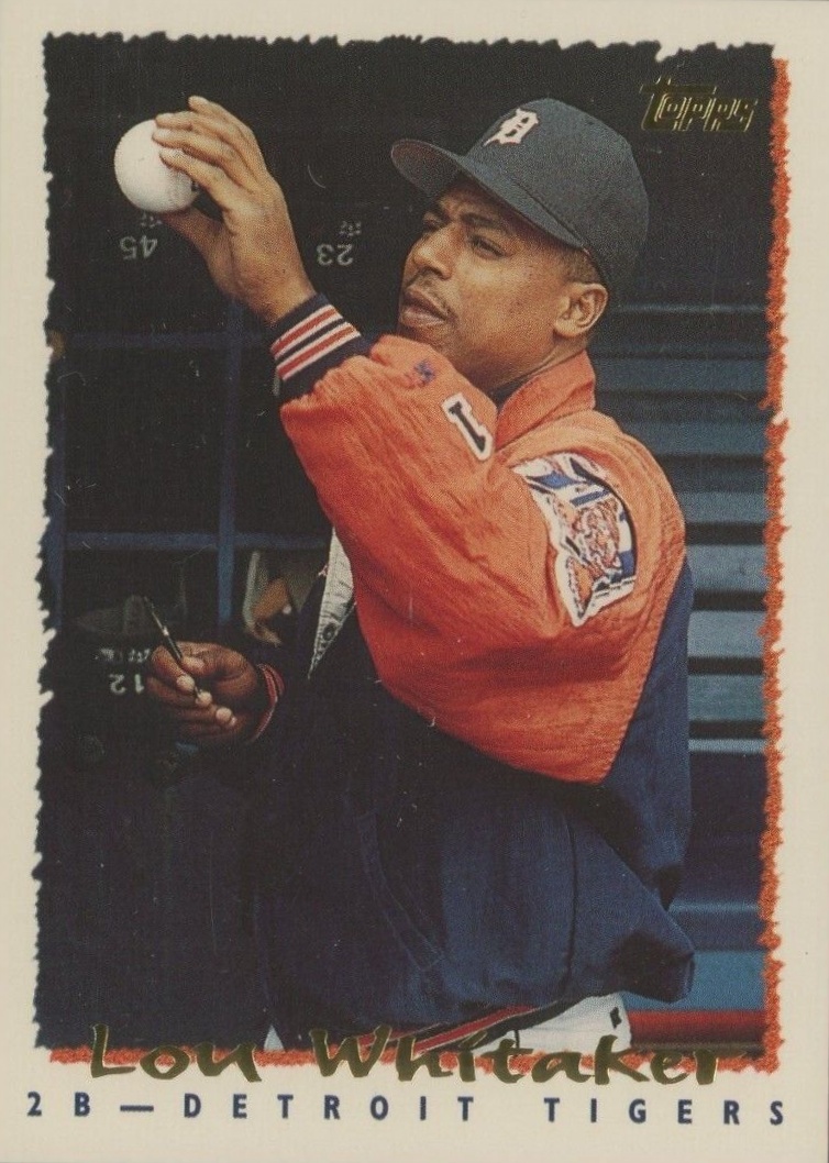 1995 Topps Lou Whitaker #15 Baseball Card